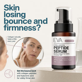 Eva Naturals serum with other skincare products