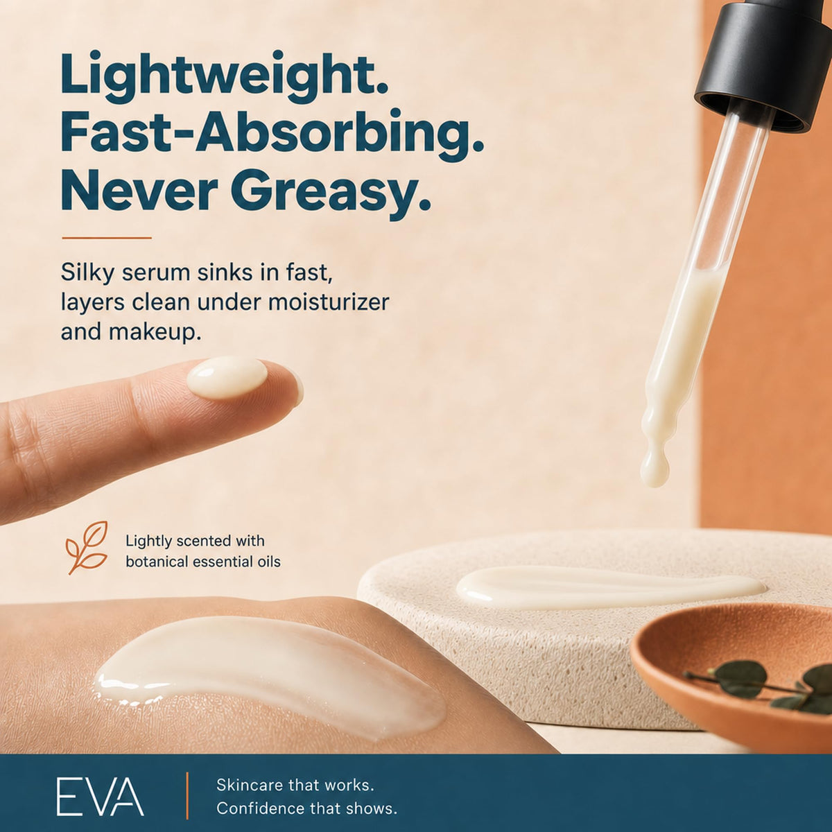 Eva Naturals Vitamin C Serum lifestyle scene