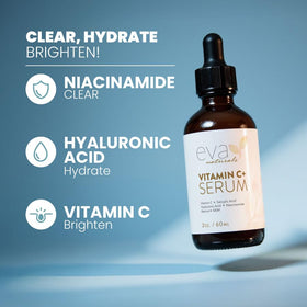 Eva Naturals Vitamin C Serum Plus 2 oz back view