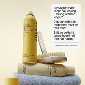 EVA·NYC Freshen Up Invisible Dry Shampoo Duo in use on hair