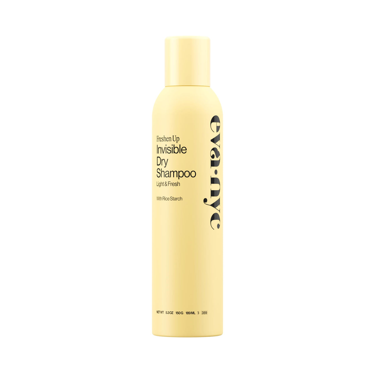EVA·NYC Invisible Dry Shampoo Spray front view, 5.3 oz