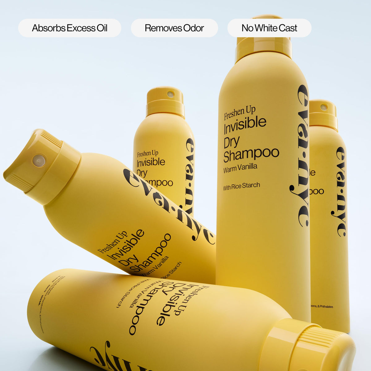 EVA·NYC Invisible Dry Shampoo Spray with warm vanilla scent
