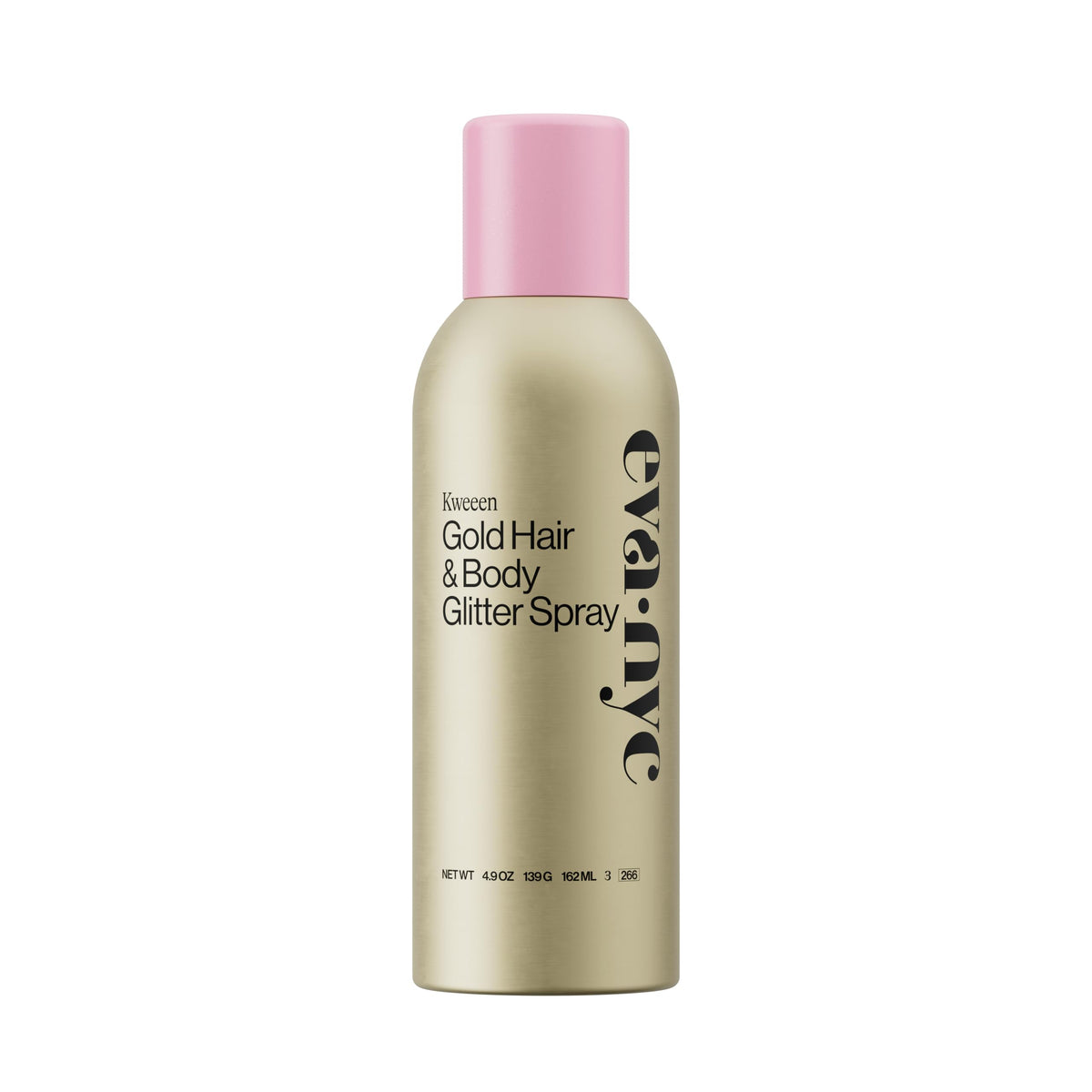 EVA·NYC Kweeen Gold Hair and Body Glitter Spray front view
