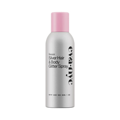 EVA·NYC Kweeen Silver Hair and Body Glitter Spray front view