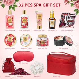 EVA sponge and bath salt from LILY ROY Spa Gift Set