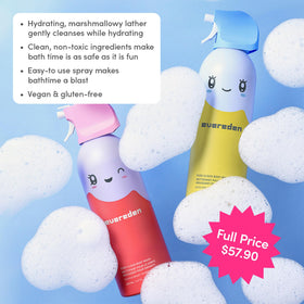 Evereden Kids Body Wash Foam Duo Coconut Splash bottle close-up