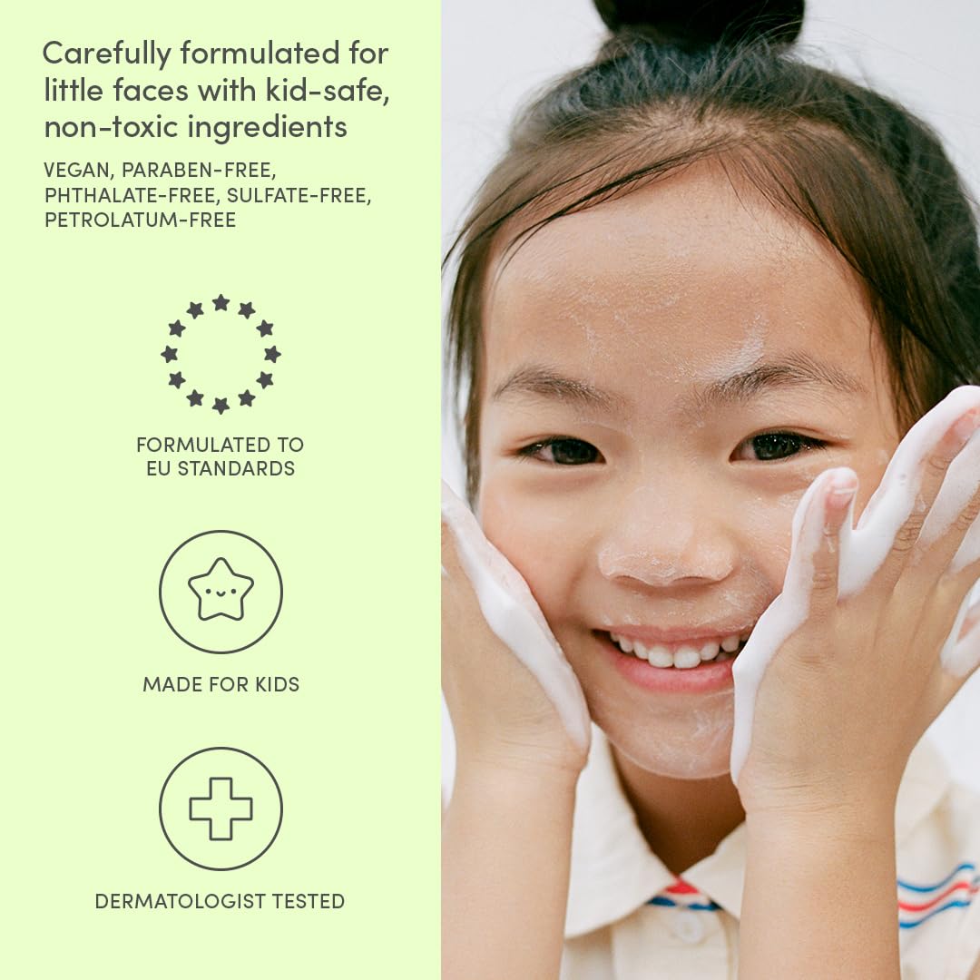 Evereden Kids Cloud Face Wash 150g packaging designed for children