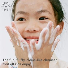 Evereden Kids Cloud Face Wash 150g with bubbles and playful elements