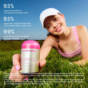Evereden Kids Deodorant applied on young girl's underarm