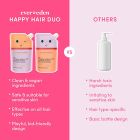 Evereden Kids Detangling Shampoo Refill 540g with argan oil and shea butter
