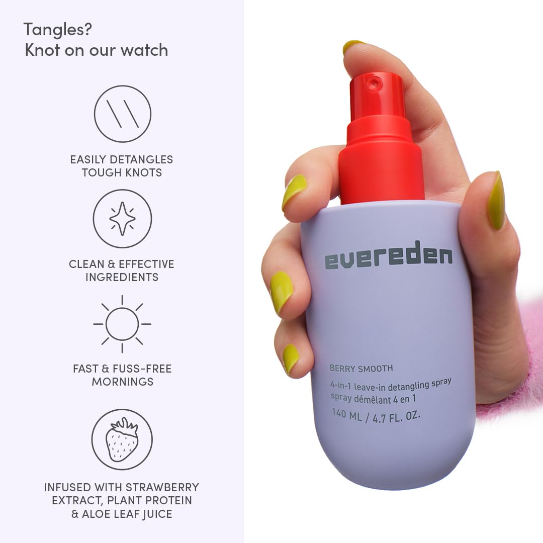 Evereden Kids Detangling Spray mini travel spray, TSA-approved