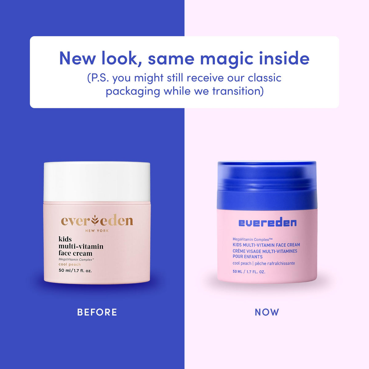 Evereden Kids Face Cream 1.7 oz side view