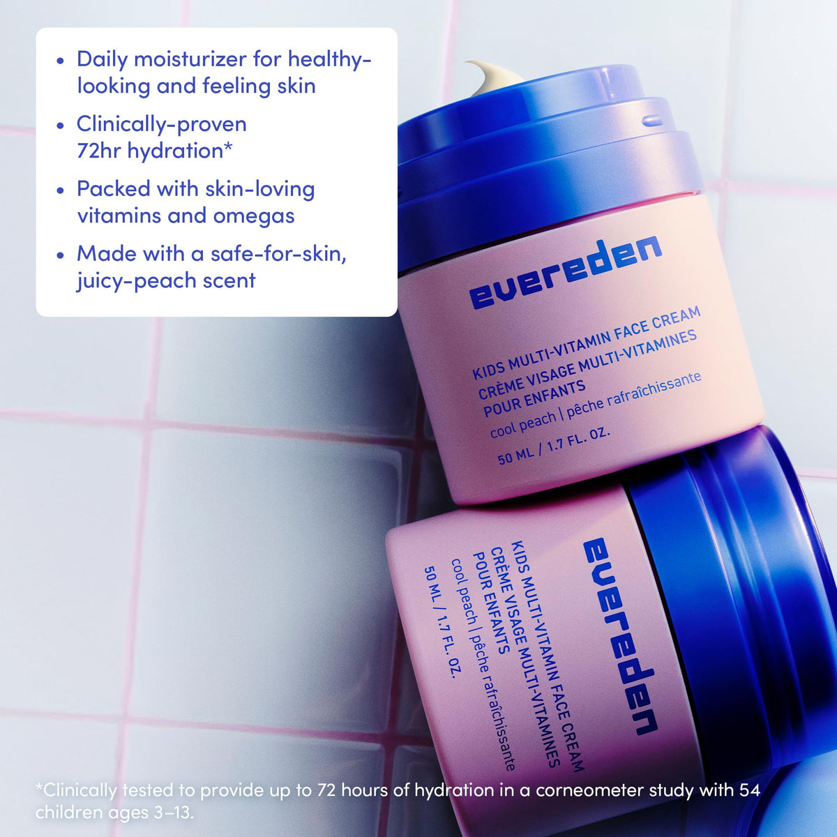 Evereden Kids Face Cream texture close-up