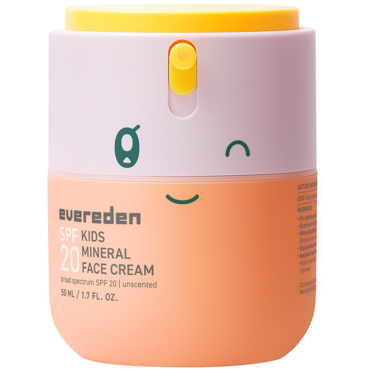 Evereden Kids Mineral Face Cream SPF 20 front view