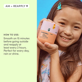 Evereden Kids Mineral Face Cream SPF 20 lifestyle scene