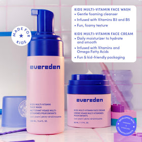 Evereden Kids Multi-Vitamin Face Cream jar open