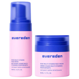 Evereden Kids Multi-Vitamin Face Wash & Cream Set front view