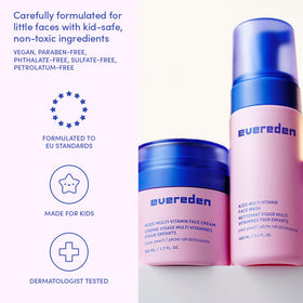 Evereden Kids Multi-Vitamin Face Wash texture on hand