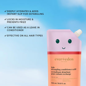 Evereden Kids Shampoo & Conditioner packaging