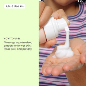 Evereden Multi-Vitamin Kids Body Wash 340g close-up of pump