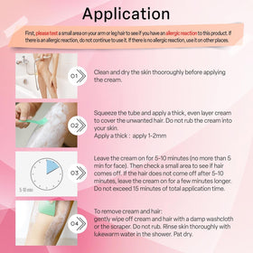 Evervines Hair Removal Cream ingredients list