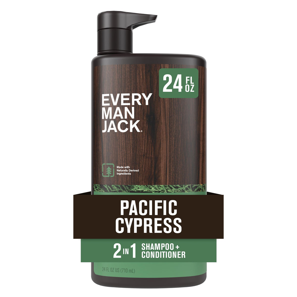 Every Man Jack 2-in-1 Shampoo & Conditioner 24 oz front view