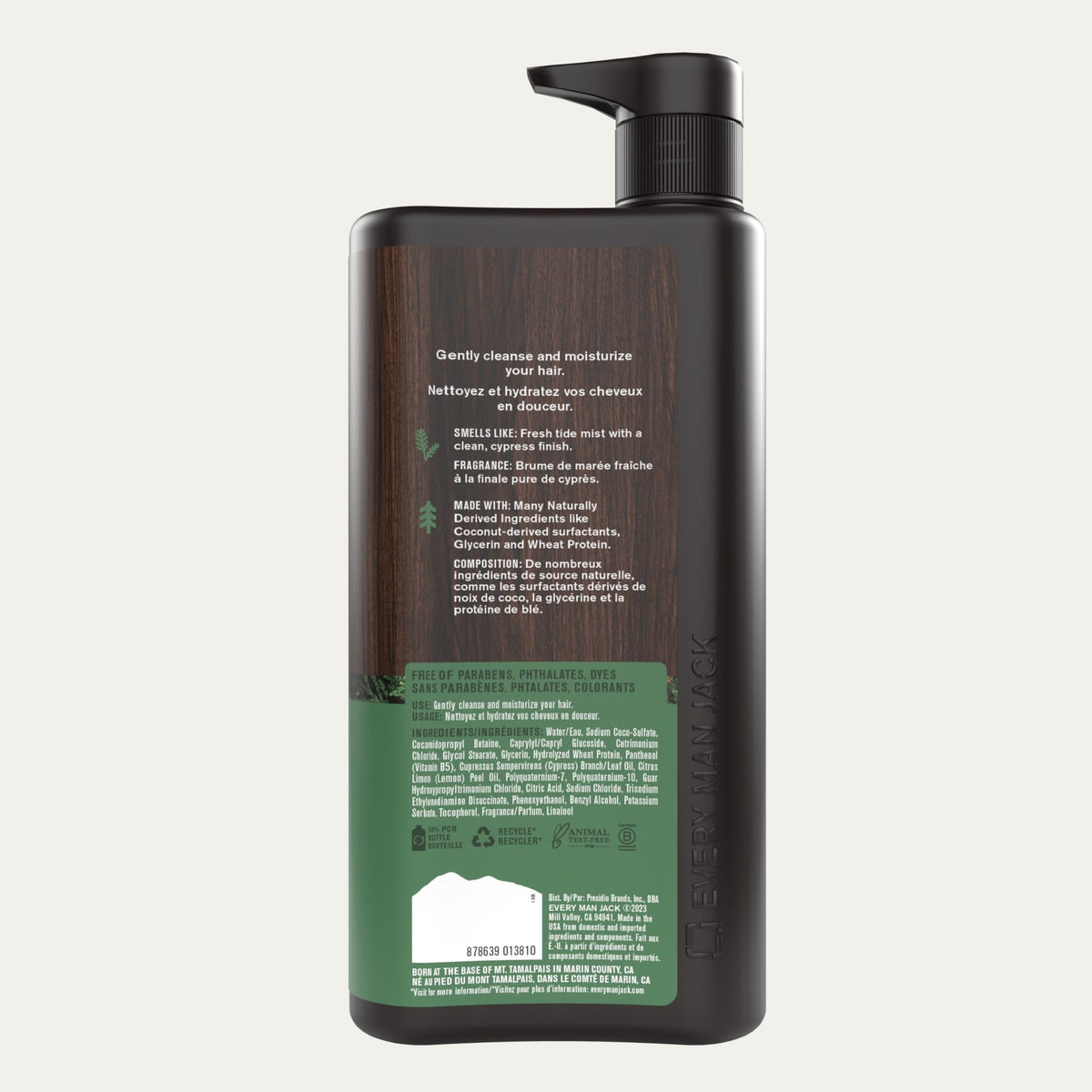 Every Man Jack 2-in-1 Shampoo & Conditioner in a bathroom setting