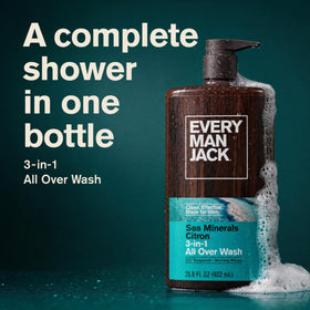 Every Man Jack 3-in-1 Body Wash Sea Minerals Citron back view