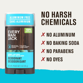 Every Man Jack Aluminum Free Deodorant ingredients list