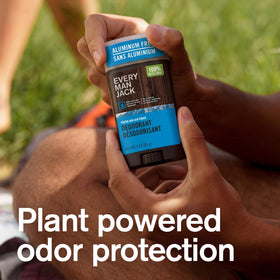 Every Man Jack Aluminum Free Deodorant packaging with fresh air scent