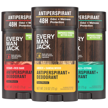 Every Man Jack Antiperspirant Deodorant Variety Pack front view