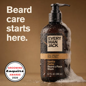 Every Man Jack Beard + Face Wash 6.7 fl. oz back view