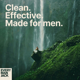 Every Man Jack Beard + Face Wash packaging front view