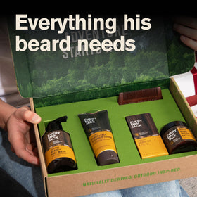 Every Man Jack Beard Wash bottle from the kit