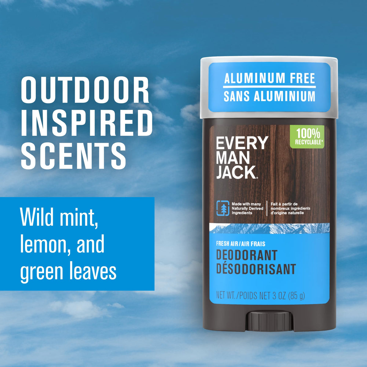 Every Man Jack Deodorant Clear Glide formula close-up