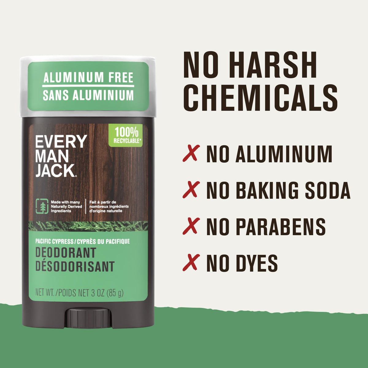 Every Man Jack Deodorant lifestyle scene outdoors