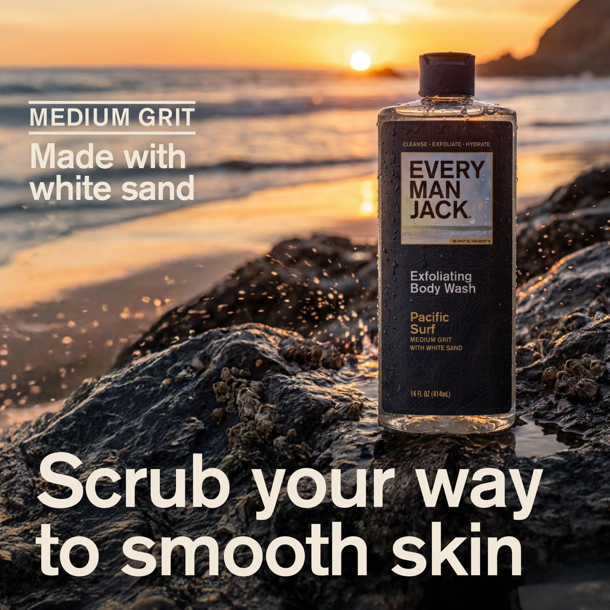 Every Man Jack Exfoliating Body Wash Pacific Surf packaging