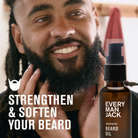 Every Man Jack Hydrating Beard Oil 1oz unscented back view