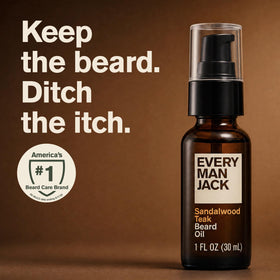 Every Man Jack Hydrating Beard Oil 2pk side view, packaging details