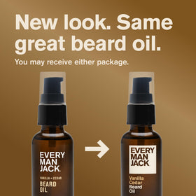 Every Man Jack Hydrating Beard Oil 2pk Vanilla Cedar packaging