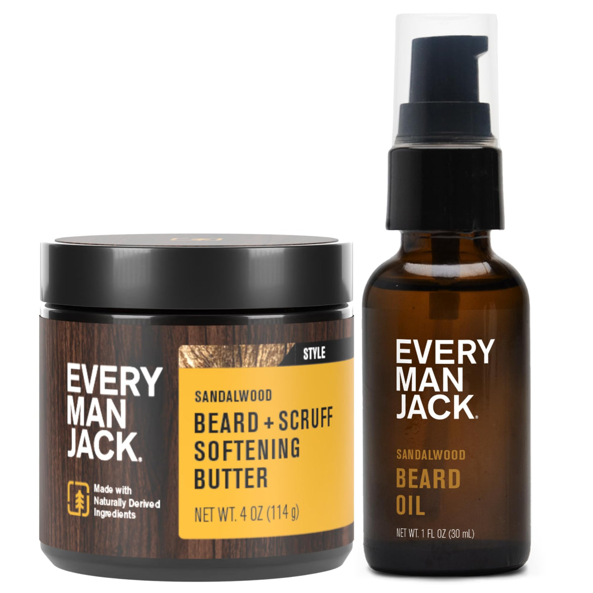 Every Man Jack Hydrating Beard Oil & Butter front view