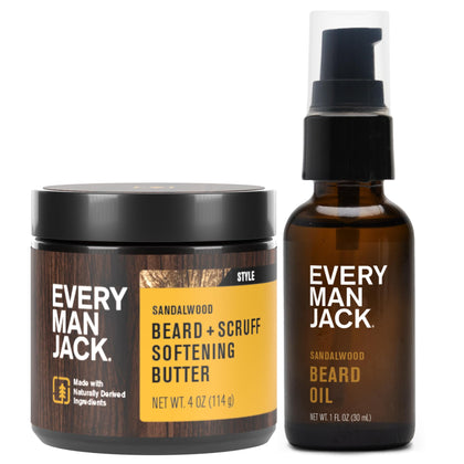 Every Man Jack Hydrating Beard Oil & Butter front view