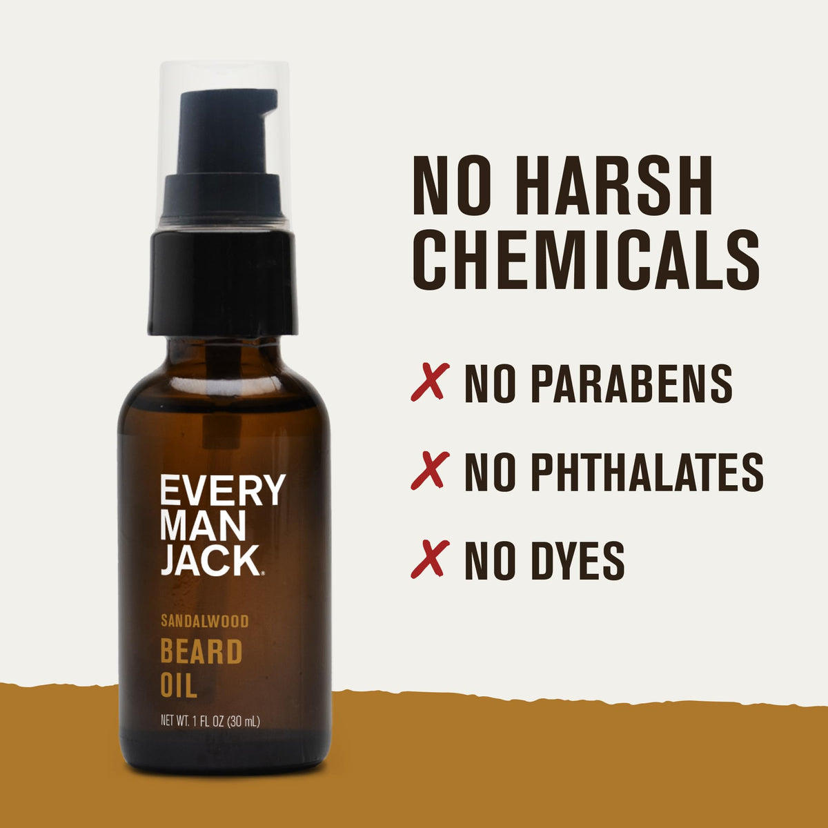Every Man Jack Hydrating Beard Oil packaging details