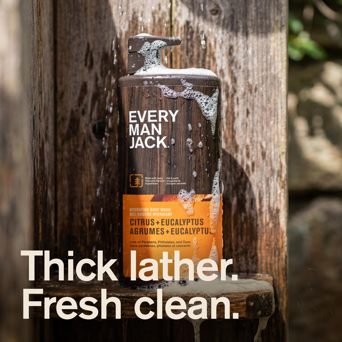 Every Man Jack Hydrating Body Wash Citrus Eucalyptus back view