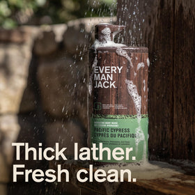 Every Man Jack Hydrating Body Wash for Men, Pacific Cypress, back view