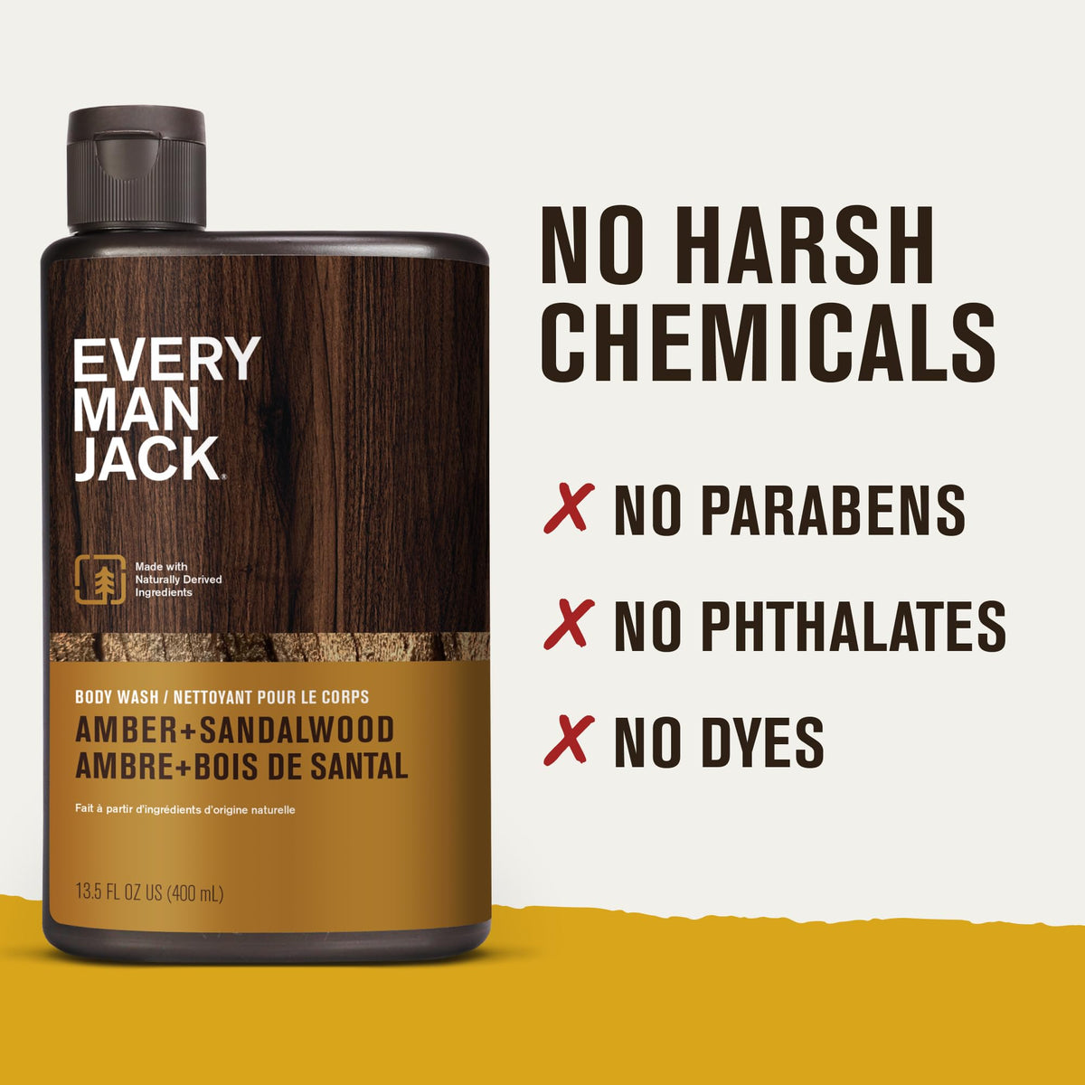 Every Man Jack Hydrating Body Wash lather close-up