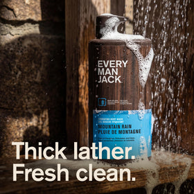 Every Man Jack Hydrating Body Wash Mountain Rain scent close-up