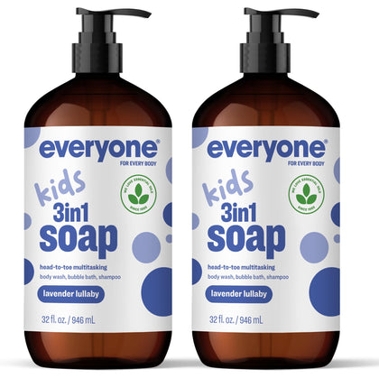 Everyone 3-in-1 Kids Soap Lavender Lullaby 32 oz front view