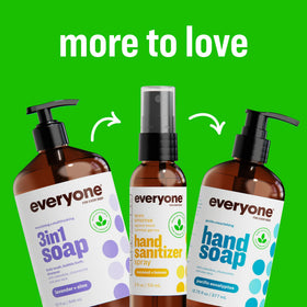 everyone 3-in-1 Kids Soap Tropical Coconut pump close-up