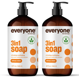 Everyone 3-in-1 Soap Citrus and Mint 32 Ounce bottle front view